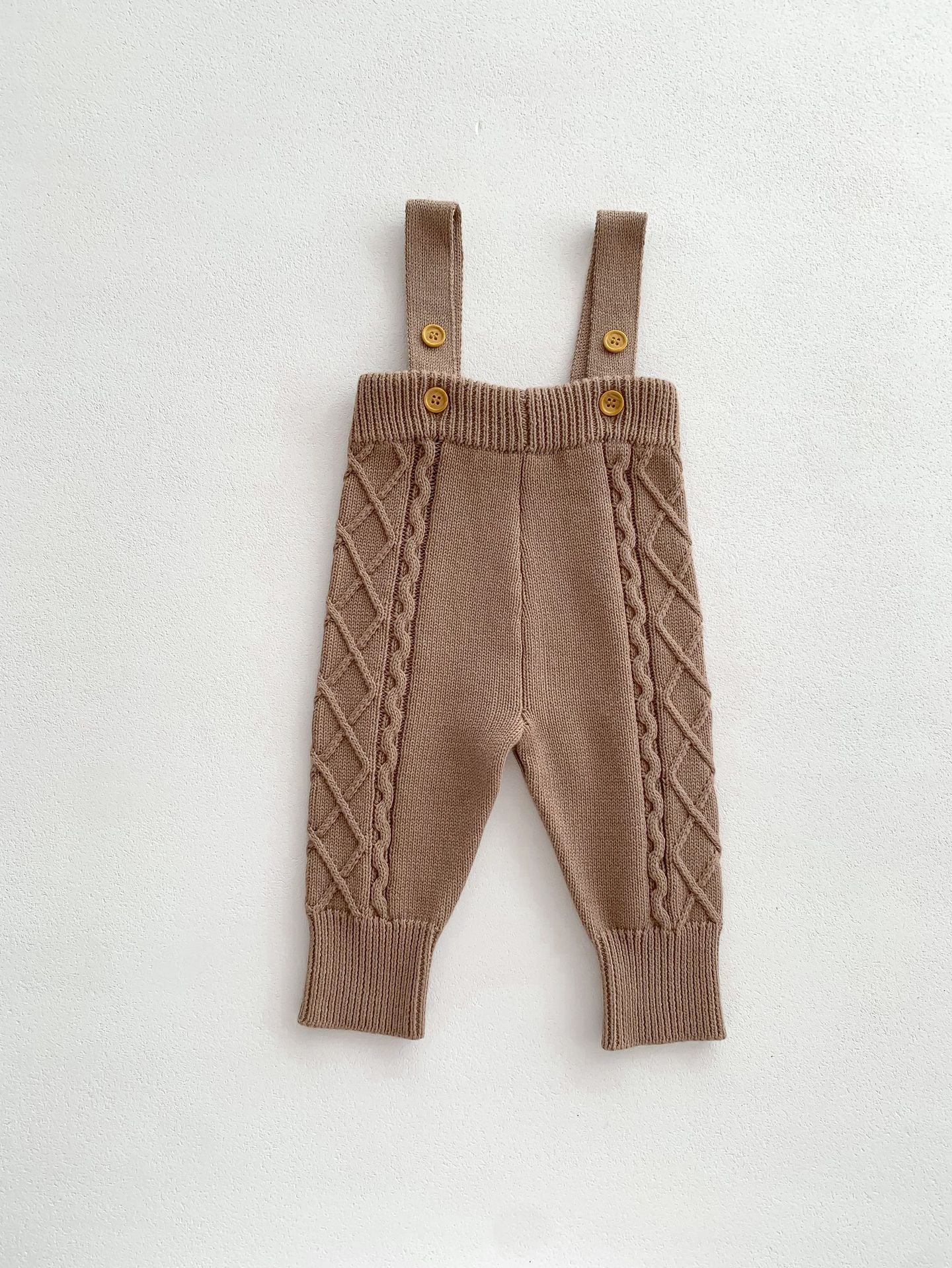 Baby Twist Knitted Suit Pullover Sweater Jumpsuit