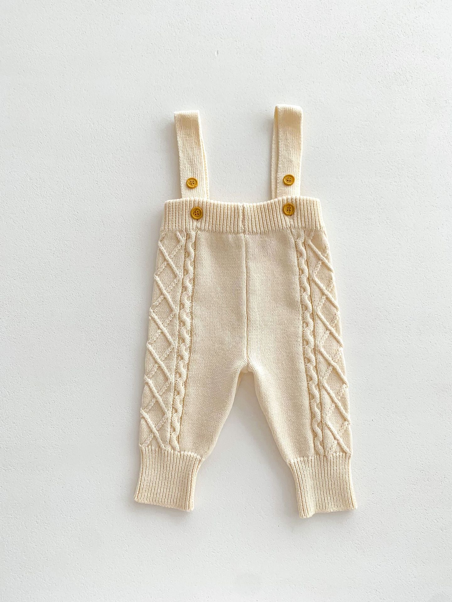 Baby Twist Knitted Suit Pullover Sweater Jumpsuit